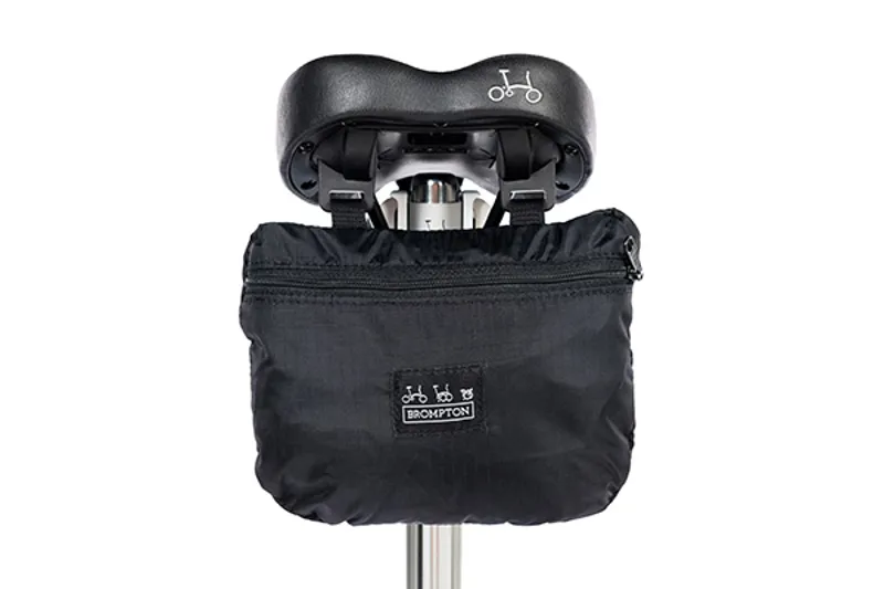 Brompton Bike Cover with Integrated Pouch - Black-4