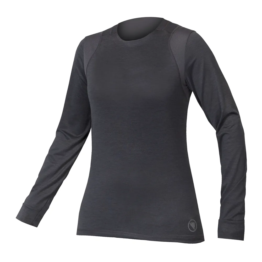uPRISE Bikes Endura SingleTrack Women's Long Sleeve Jersey - Grey | Price match, 365 day return s, 18-Month Warranty, Finance Available & Free UK Delivery
