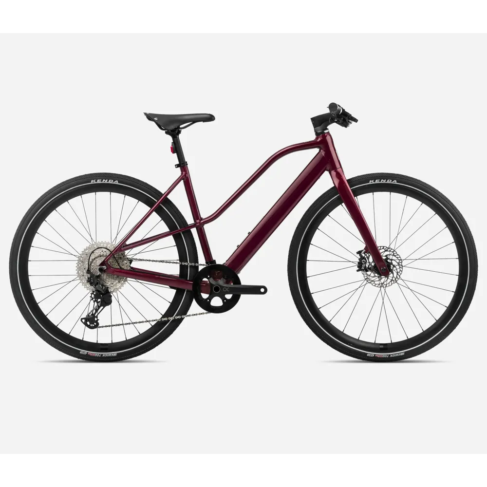 uPRISE Bikes Orbea Vibe Mid H10 2024 Electric Hybrid Bike - Burgundy Red | Price match, 365 day return s, 18-Month Warranty, Finance Available & Free UK Delivery
