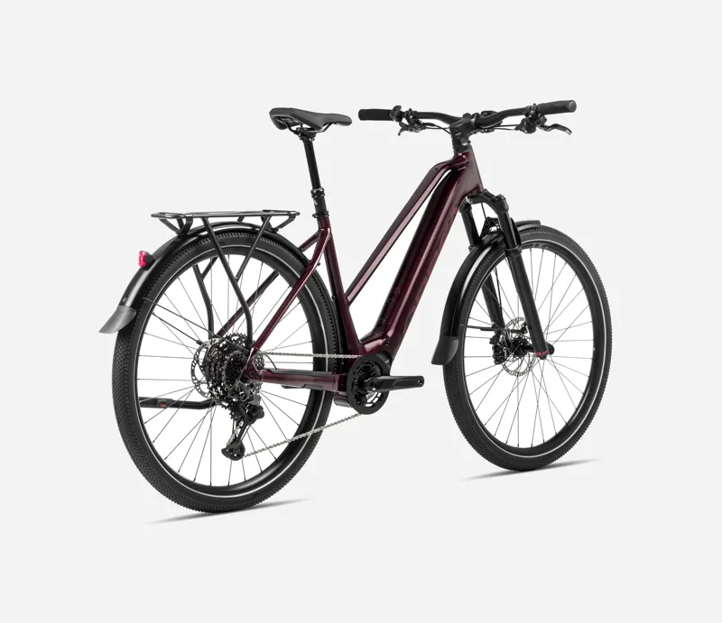 Orbea Kemen Mid 10 2024 Electric Hybrid Bike - Dark Red-2