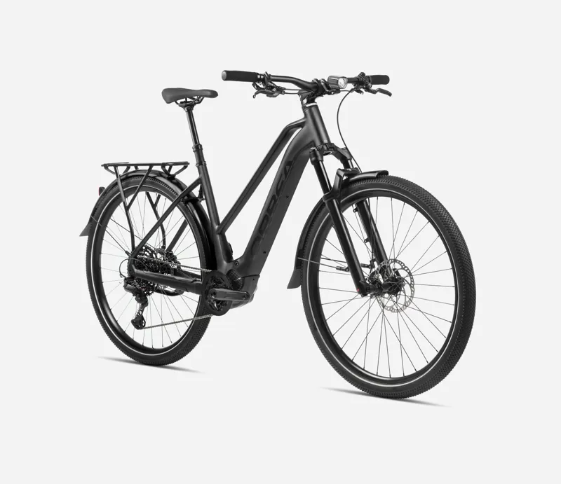 Orbea Kemen Mid 10 2024 Electric Hybrid Bike - Night Black-1