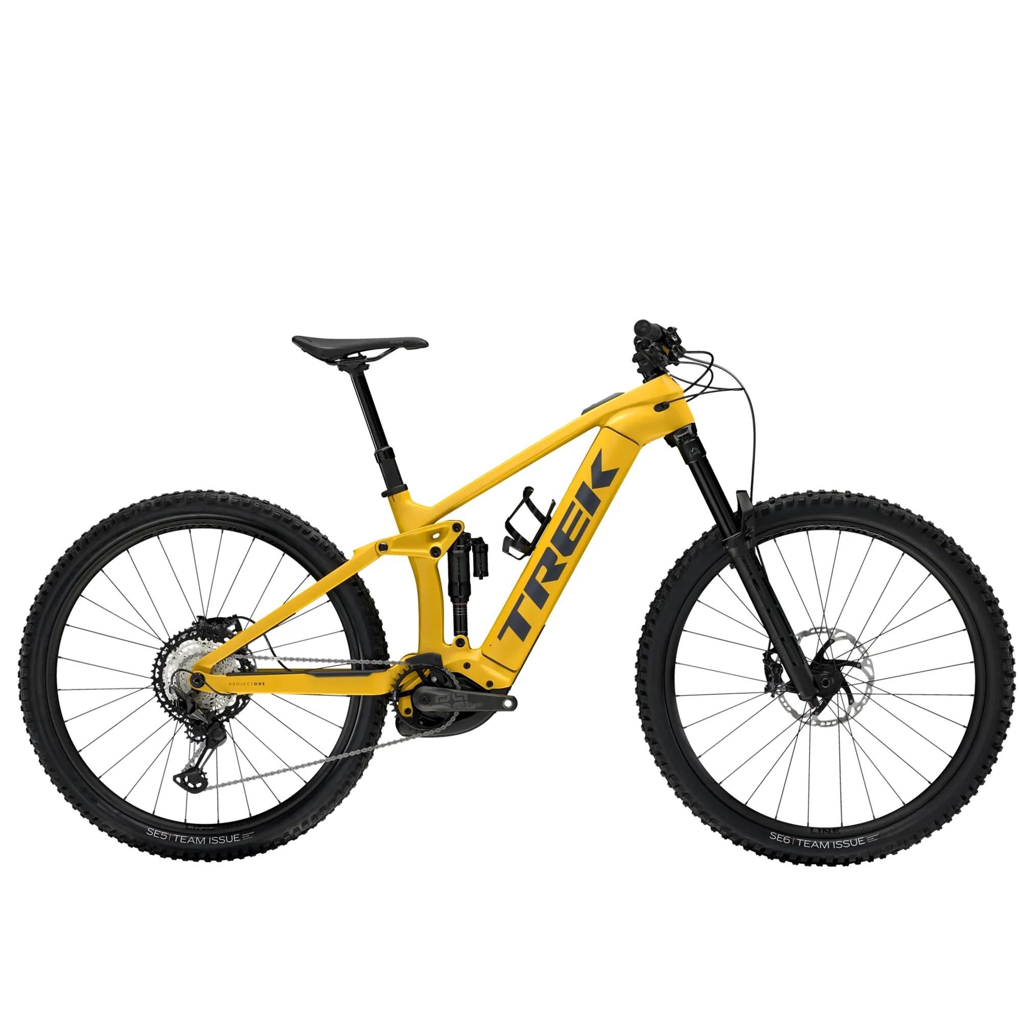 Trek Rail 9.8 XT Gen 4 750 29er 2024 Electric Mountain Bike Baja Yellow