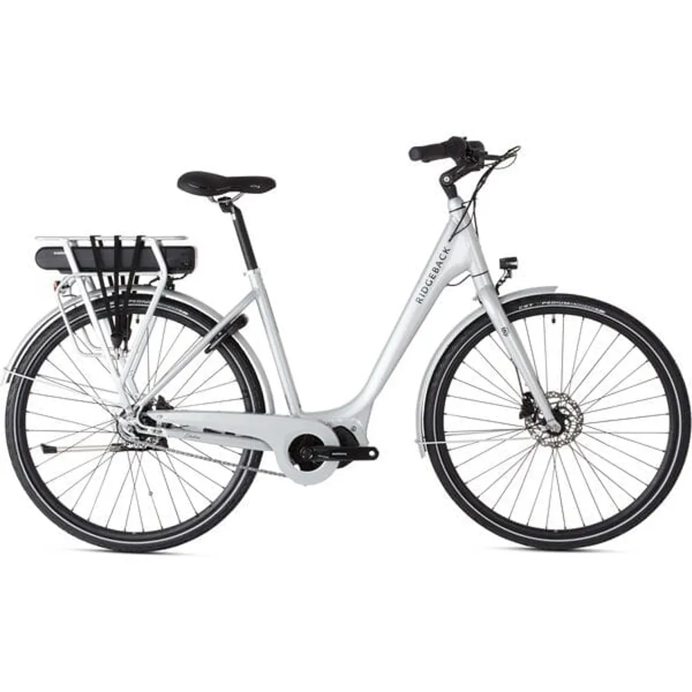 uPRISE Bikes Ridgeback Electron+ 2025 Electric Urban Women's Hybrid Bike - Grey | Price match, 365 day return s, 18-Month Warranty, Finance Available & Free UK Delivery