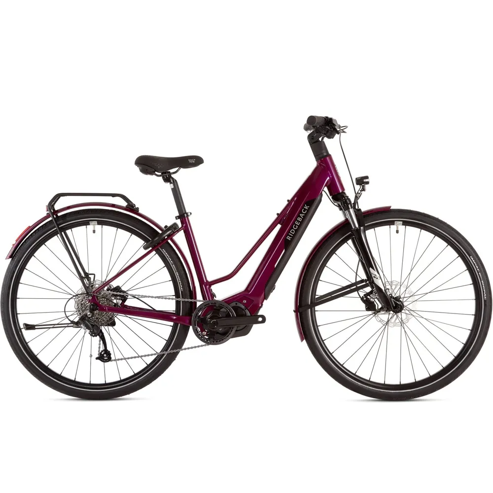 uPRISE Bikes Ridgeback Advance 2W 2025 Women's Electric Hybrid Bike - Purple | Price match, 365 day return s, 18-Month Warranty, Finance Available & Free UK Delivery