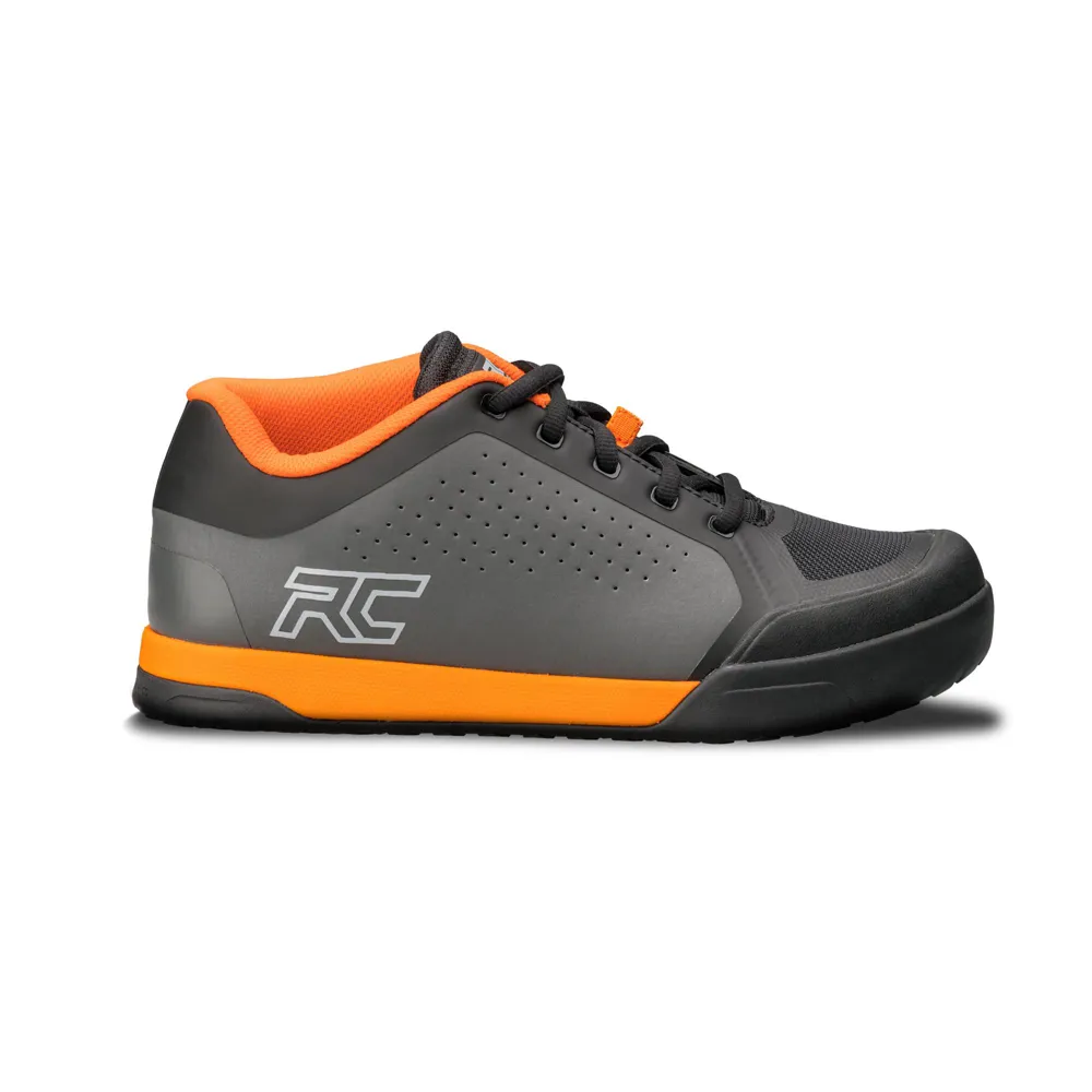 uPRISE Bikes Ride Concepts Powerline Flat MTB Shoes - Charcoal/Orange - Size UK 8 | Price match, 365 day return s, 18-Month Warranty, Finance Available & Free UK Delivery