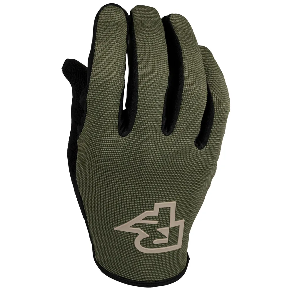 uPRISE Bikes Race Face Trigger Long Finger Gloves - Olive | Price match, 365 day return s, 18-Month Warranty, Finance Available & Free UK Delivery