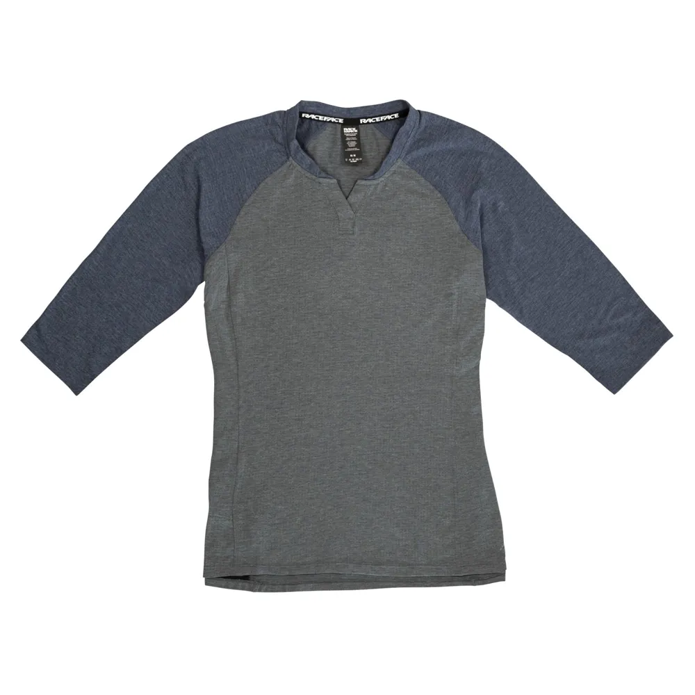 uPRISE Bikes Race Face Traverse Dri Release Womens 3/4 Sleeve Jersey - Navy | Price match, 365 day return s, 18-Month Warranty, Finance Available & Free UK Delivery