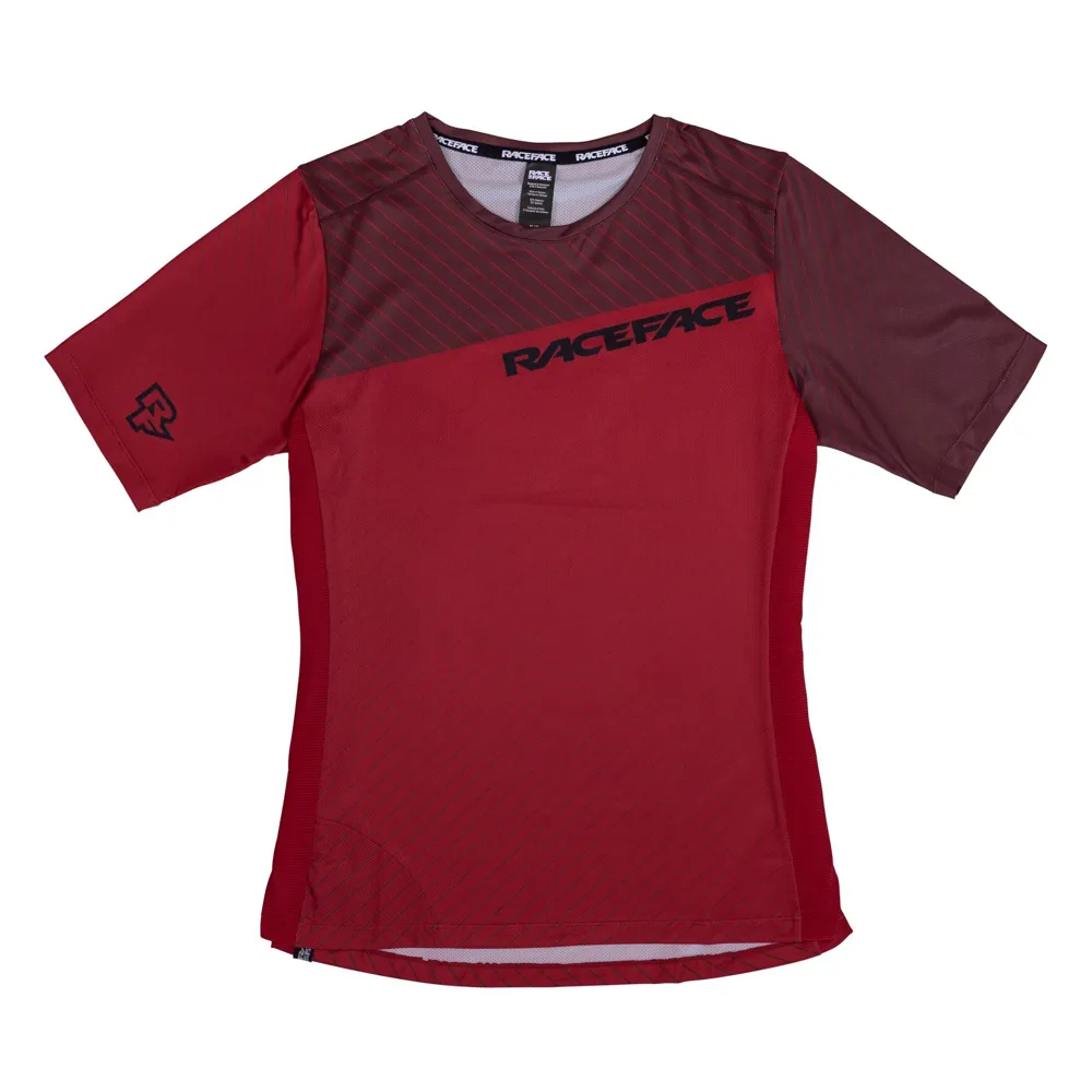 uPRISE Bikes Race Face Indy Womens Short Sleeve Jersey - Red | Price match, 365 day return s, 18-Month Warranty, Finance Available & Free UK Delivery
