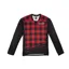 Race Face Diffuse Long Sleeve Jersey - Rouge