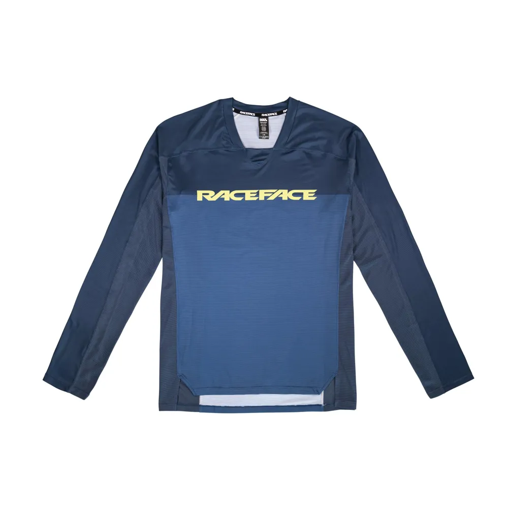 uPRISE Bikes Race Face Diffuse Long Sleeve Jersey - Navy | Price match, 365 day return s, 18-Month Warranty, Finance Available & Free UK Delivery