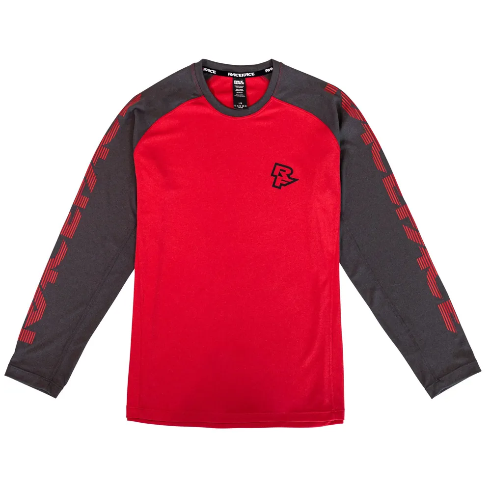 uPRISE Bikes Race Face Sendy Youth Long Sleeve Jersey - Rouge | Price match, 365 day return s, 18-Month Warranty, Finance Available & Free UK Delivery