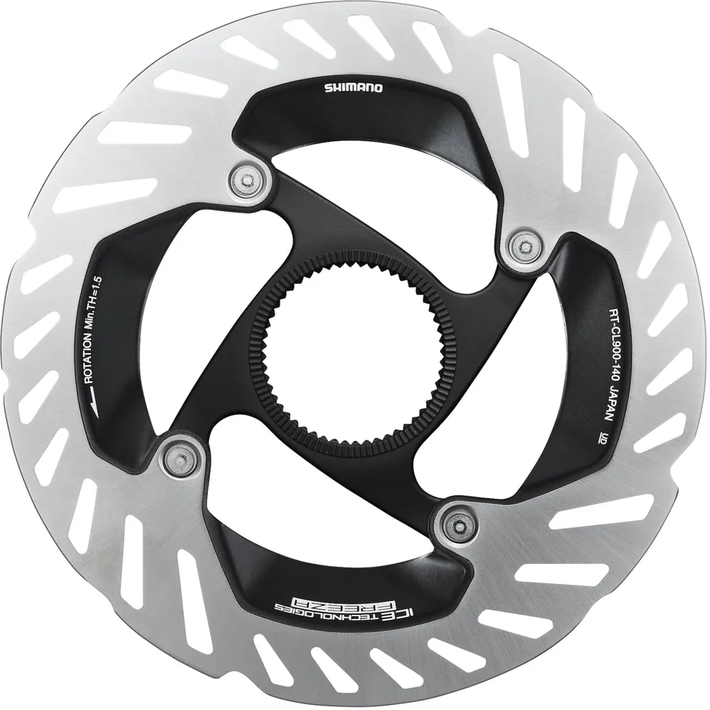 uPRISE Bikes Shimano RT-CL900 Ice Tech FREEZA Internal Lockring Disc Rotor - 140mm | Price match, 365 day return s, 18-Month Warranty, Finance Available & Free UK Delivery