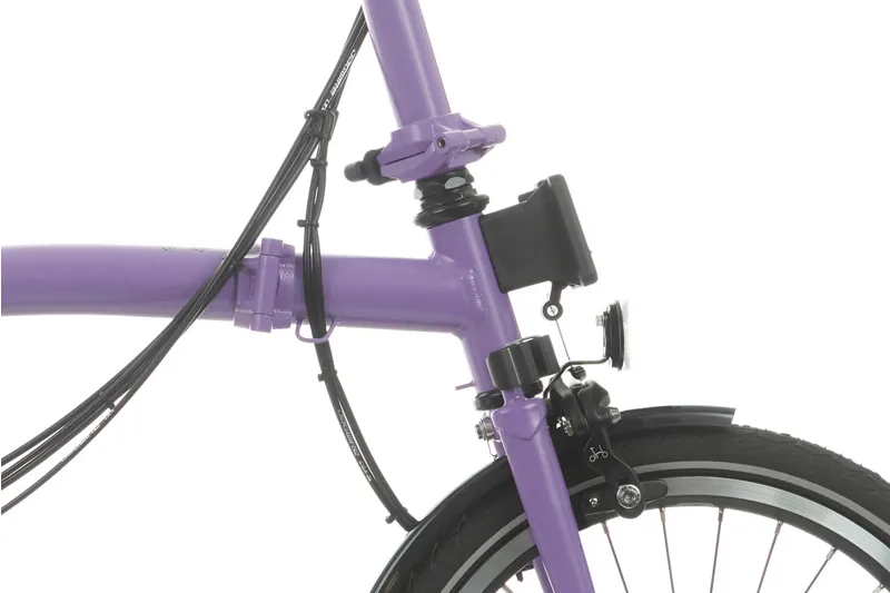 Brompton S2L C Line Urban Low 2024 Folding Bike - Pop Lilac-1