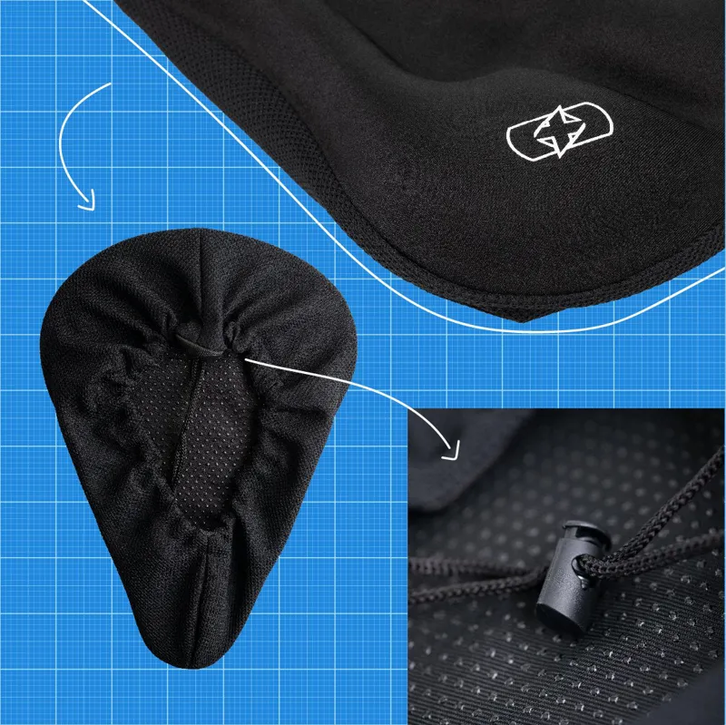 Oxford Contour Gel Saddle Cover - Black-5