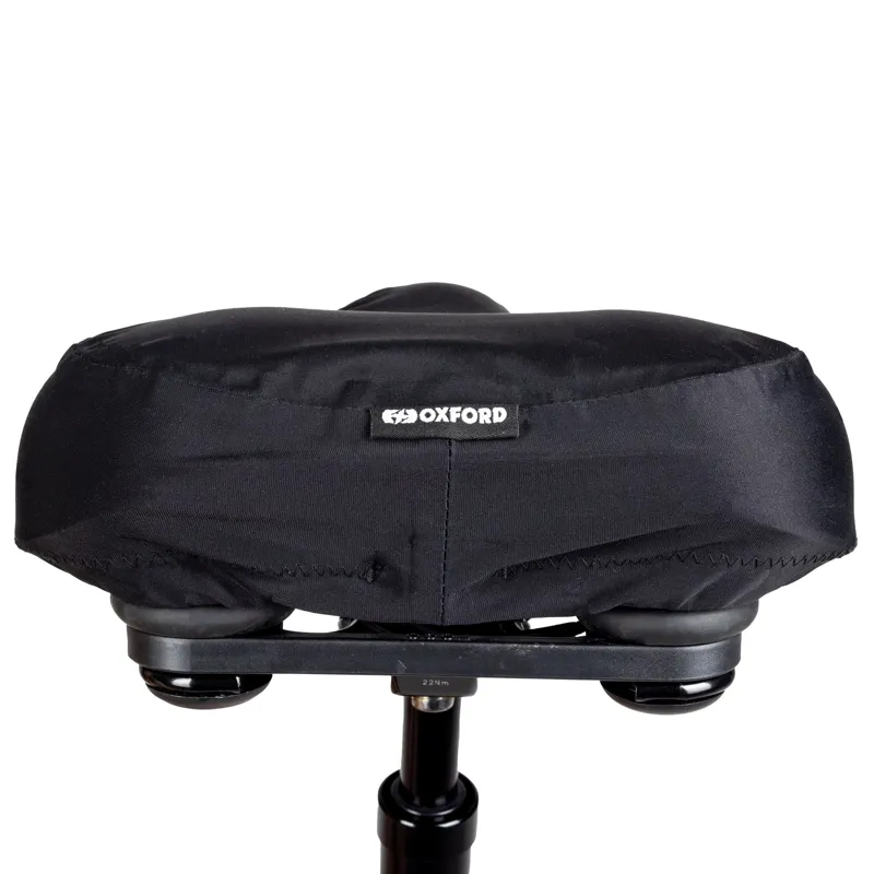 Oxford Dry Seat Waterproof Saddle Cover - Black-1