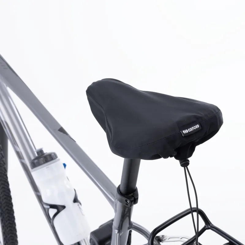 Oxford Dry Seat Waterproof Saddle Cover - Black-4