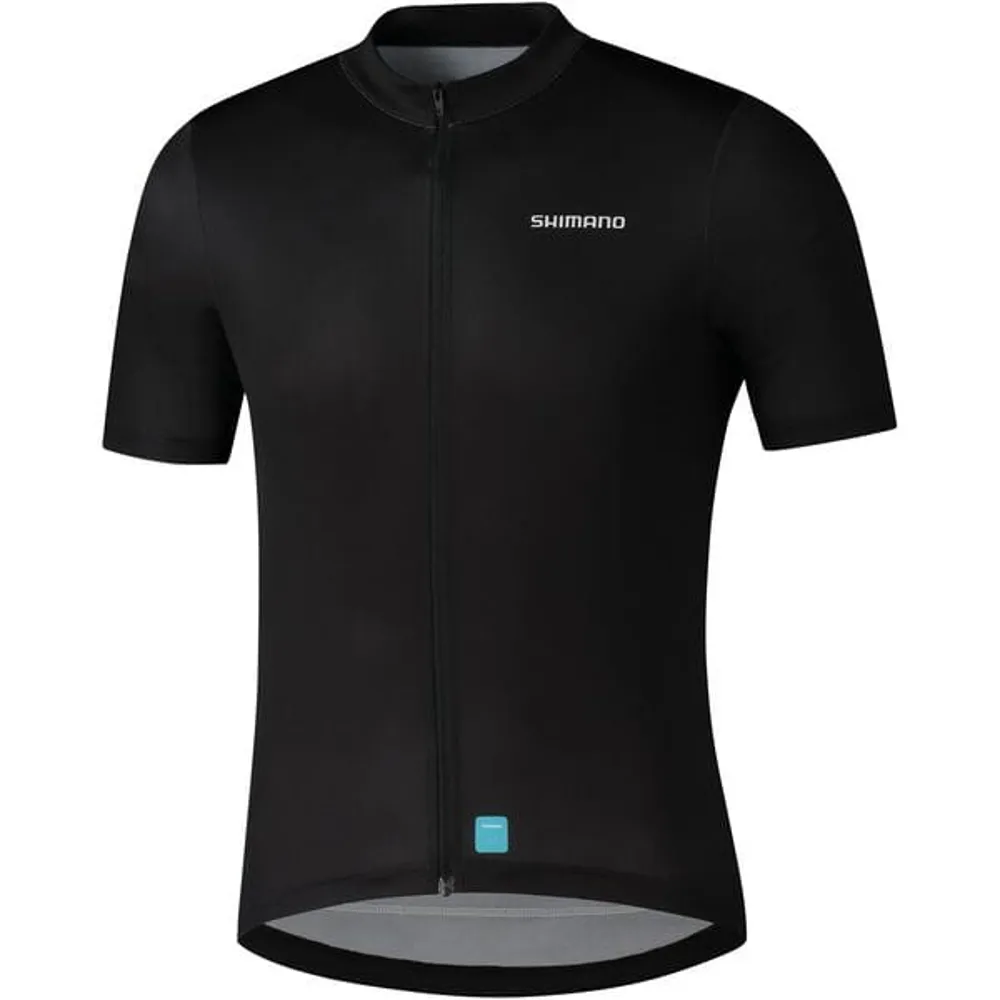 uPRISE Bikes Shimano Element Men's Short Sleeve Jersey - Black | Price match, 365 day return s, 18-Month Warranty, Finance Available & Free UK Delivery