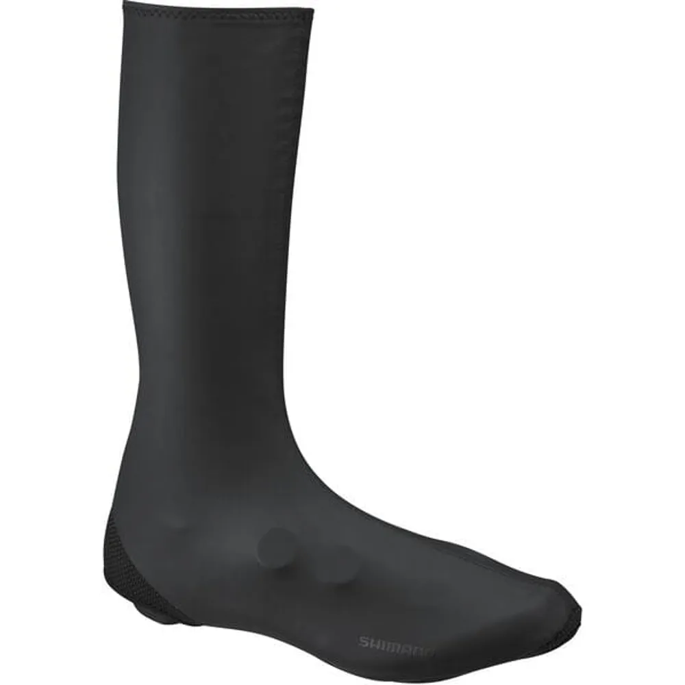 uPRISE Bikes Shimano S-Phyre Tall Waterproof Shoe Covers - Black | Price match, 365 day return s, 18-Month Warranty, Finance Available & Free UK Delivery