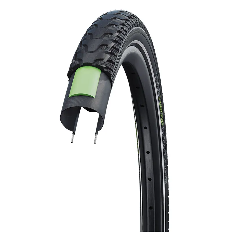 Schwalbe Energizer Plus Tour Greenguard Hybrid Bike Tyre - Black-2