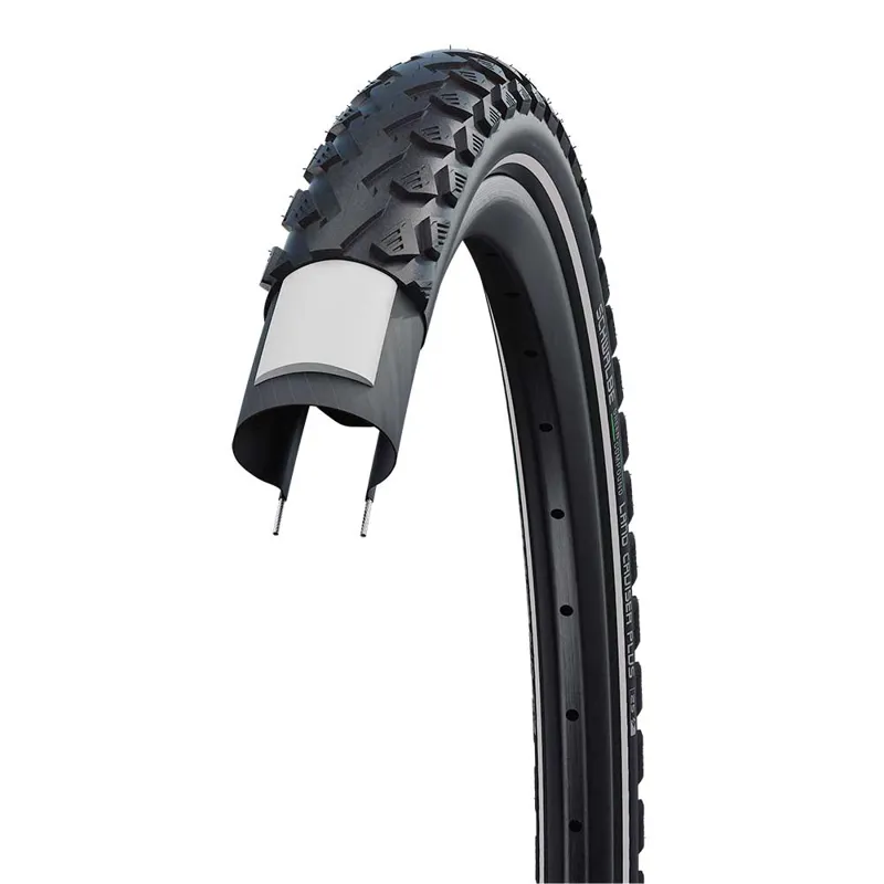 Schwalbe Land Cruiser Plus PunctureGuard MTB Urban Tyre - Black-2