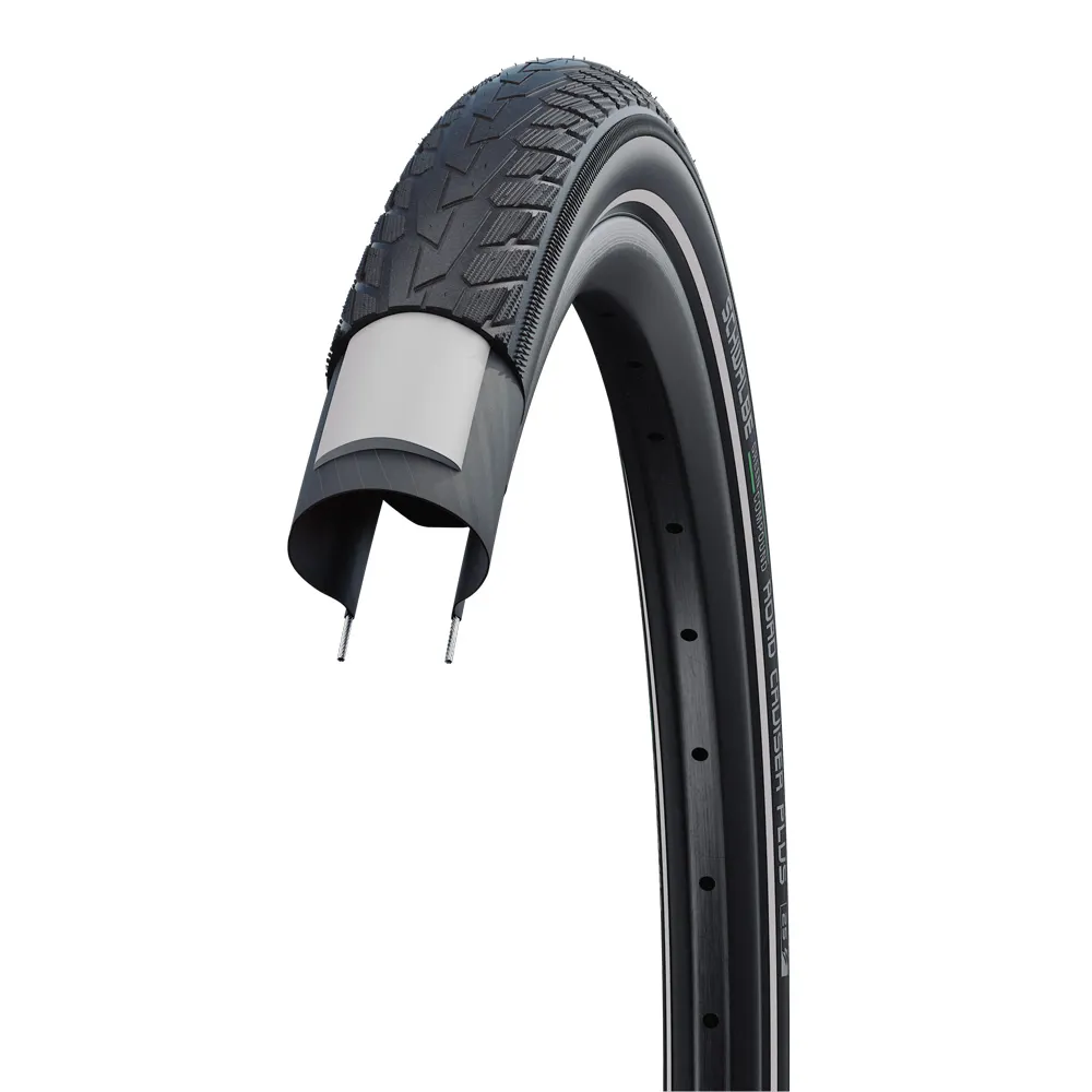 uPRISE Bikes Schwalbe Road Cruiser Plus PunctureGuard TwinSkin Folding Bike Tyre | Price match, 365 day return s, 18-Month Warranty, Finance Available & Free UK Delivery