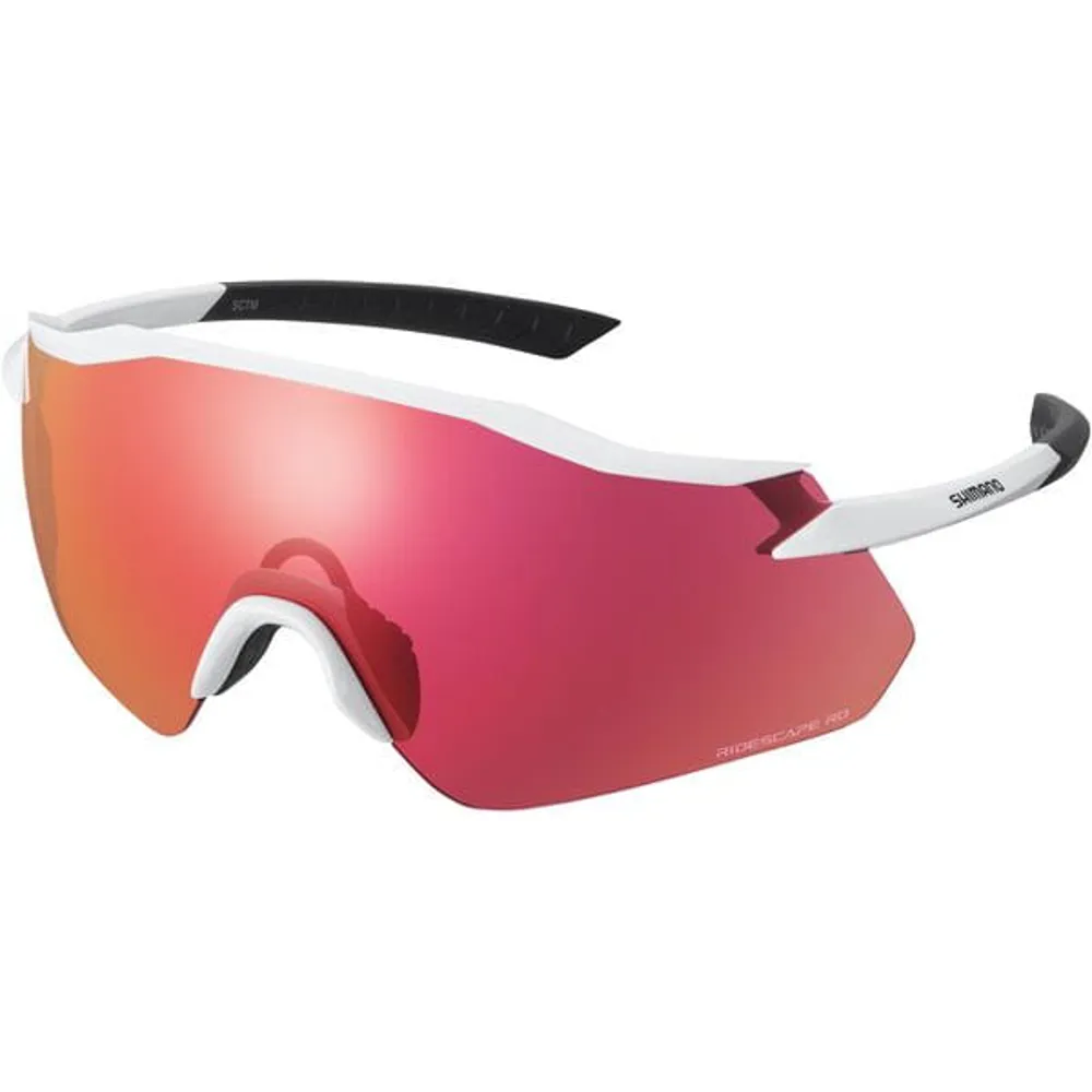 uPRISE Bikes Shimano Equinox Sunglasses - RideScape Road Lens - White | Price match, 365 day return s, 18-Month Warranty, Finance Available & Free UK Delivery
