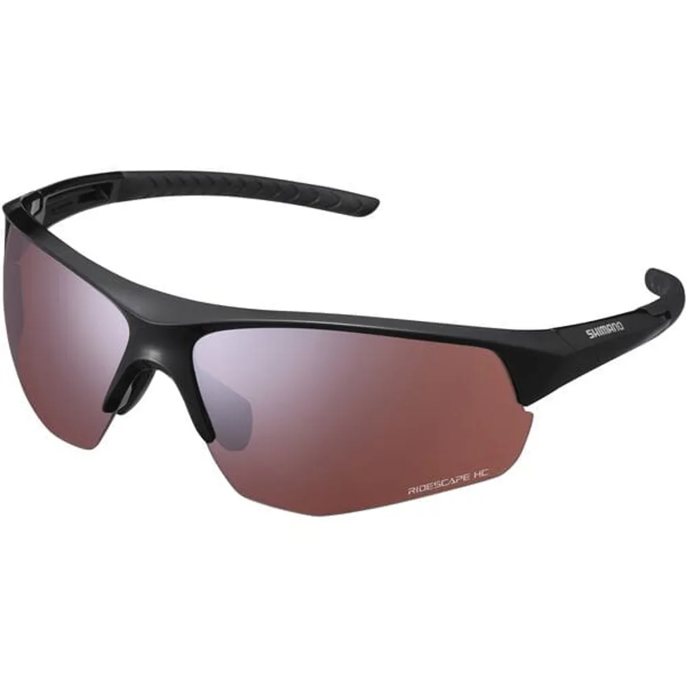 uPRISE Bikes Shimano Twinspark Sunglasses - RideScape High Contrast Lens - Black | Price match, 365 day return s, 18-Month Warranty, Finance Available & Free UK Delivery