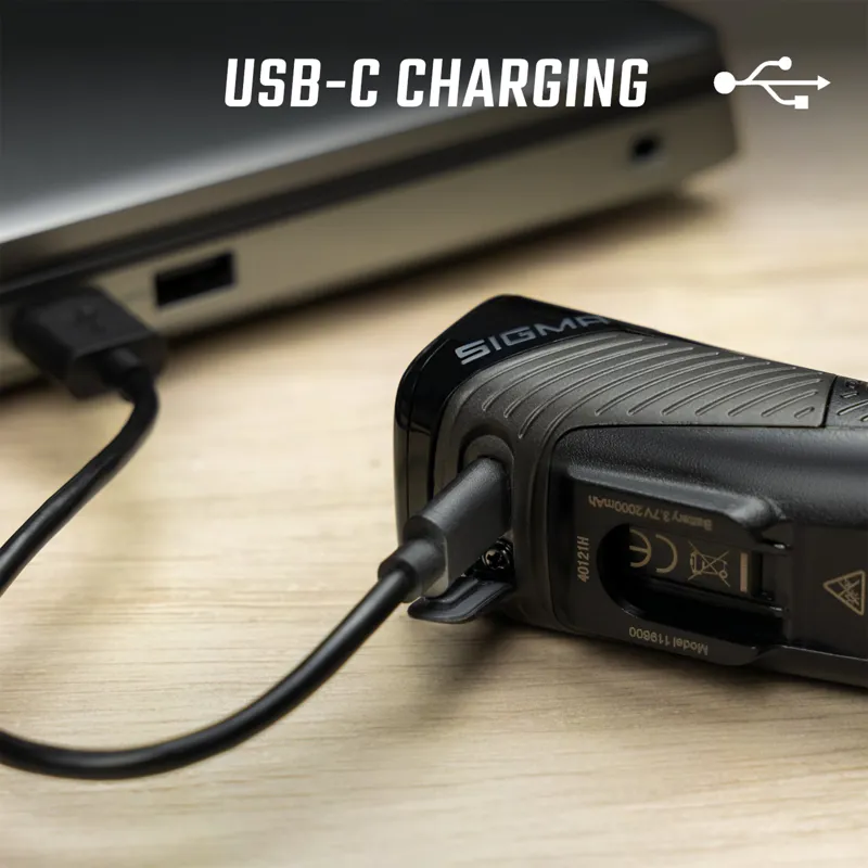 Sigma Buster 400 USB Headlight W/Handlebar Mount-4