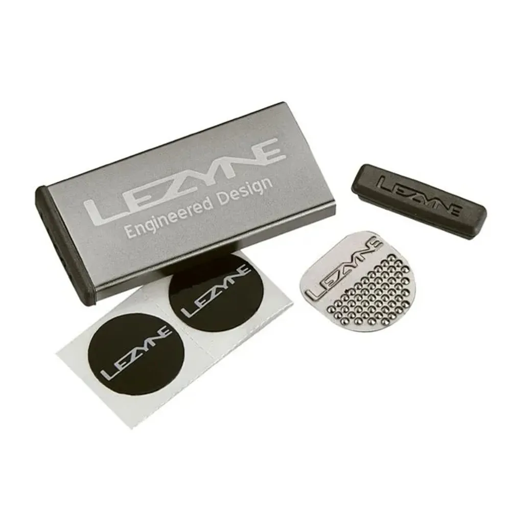 uPRISE Bikes Lezyne Metal Patch Kit - Silver | Price match, 365 day return s, 18-Month Warranty, Finance Available & Free UK Delivery