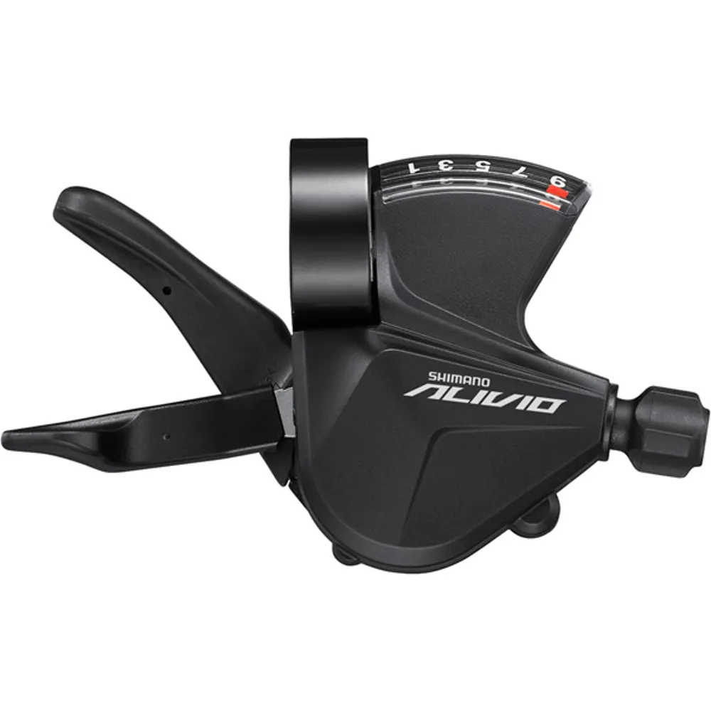 uPRISE Bikes Shimano Alivio M3100 9 Speed Shift Lever - Band On - Right Hand - Black | Price match, 365 day return s, 18-Month Warranty, Finance Available & Free UK Delivery