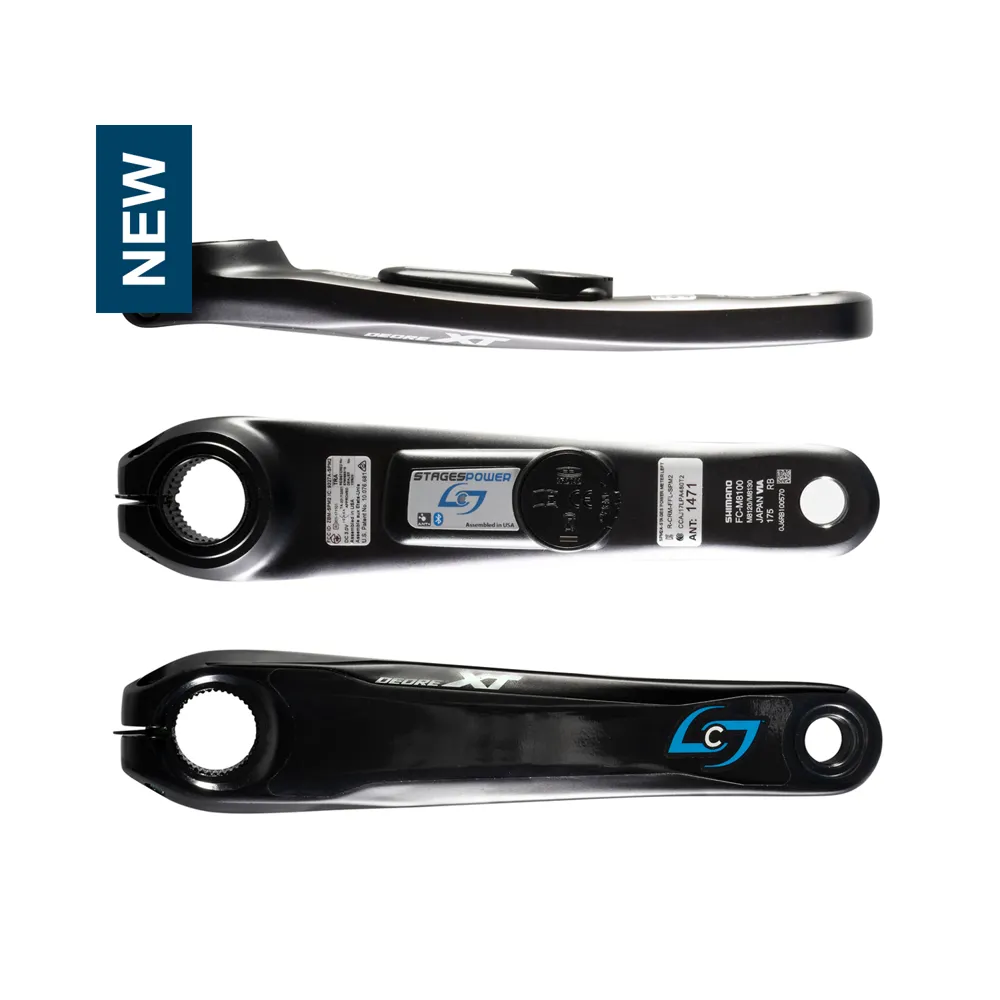 uPRISE Bikes Stages Cycling Power Meter L G3 - Shimano M8100/8120 - Black | Price match, 365 day return s, 18-Month Warranty, Finance Available & Free UK Delivery