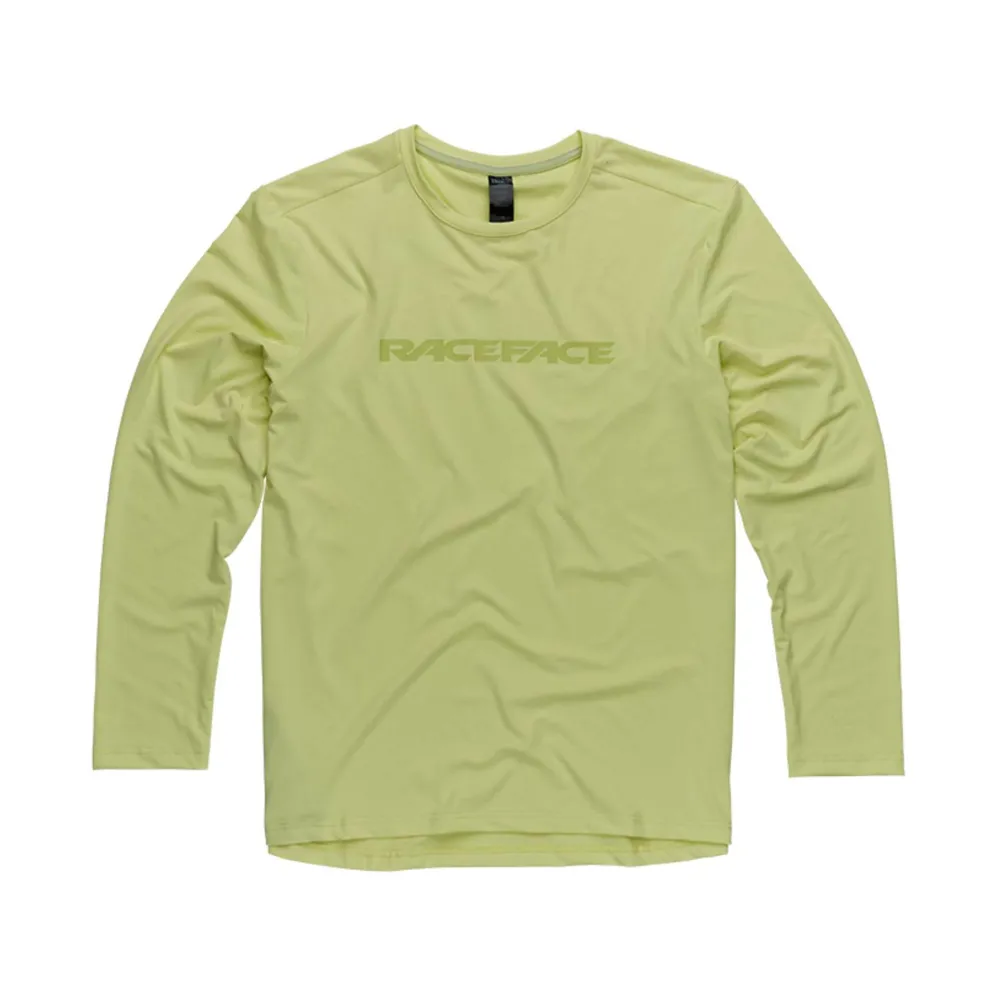 uPRISE Bikes Race Face Commit Long Sleeve Tech Men's Jersey - Tea Green | Price match, 365 day return s, 18-Month Warranty, Finance Available & Free UK Delivery