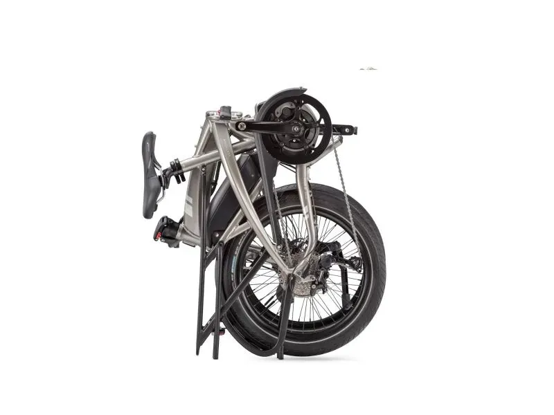 Tern Vektron S10 Performance 10 Speed Folding Electric Bike - Silver-2