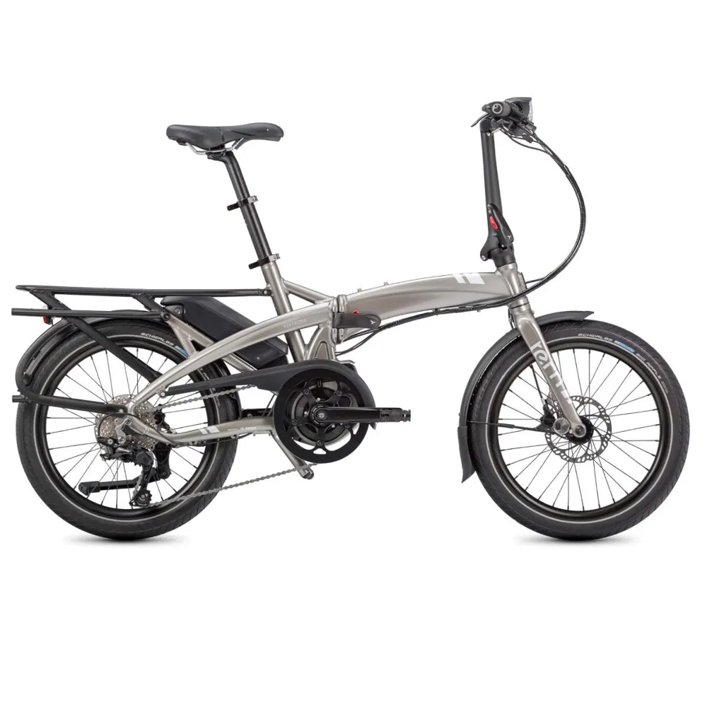 uPRISE Bikes Tern Vektron S10 Performance 10 Speed Folding Electric Bike - Silver | Price match, 365 day returns, 18-Month Warranty, Finance Available & Free UK Delivery