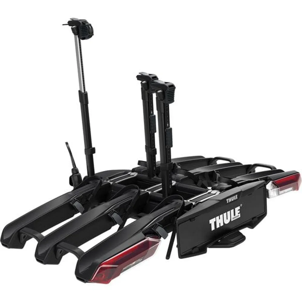 uPRISE Bikes Thule Epos 3-Bike Towball Cycle Carrier - Black/Silver | Price match, 365 day return s, 18-Month Warranty, Finance Available & Free UK Delivery