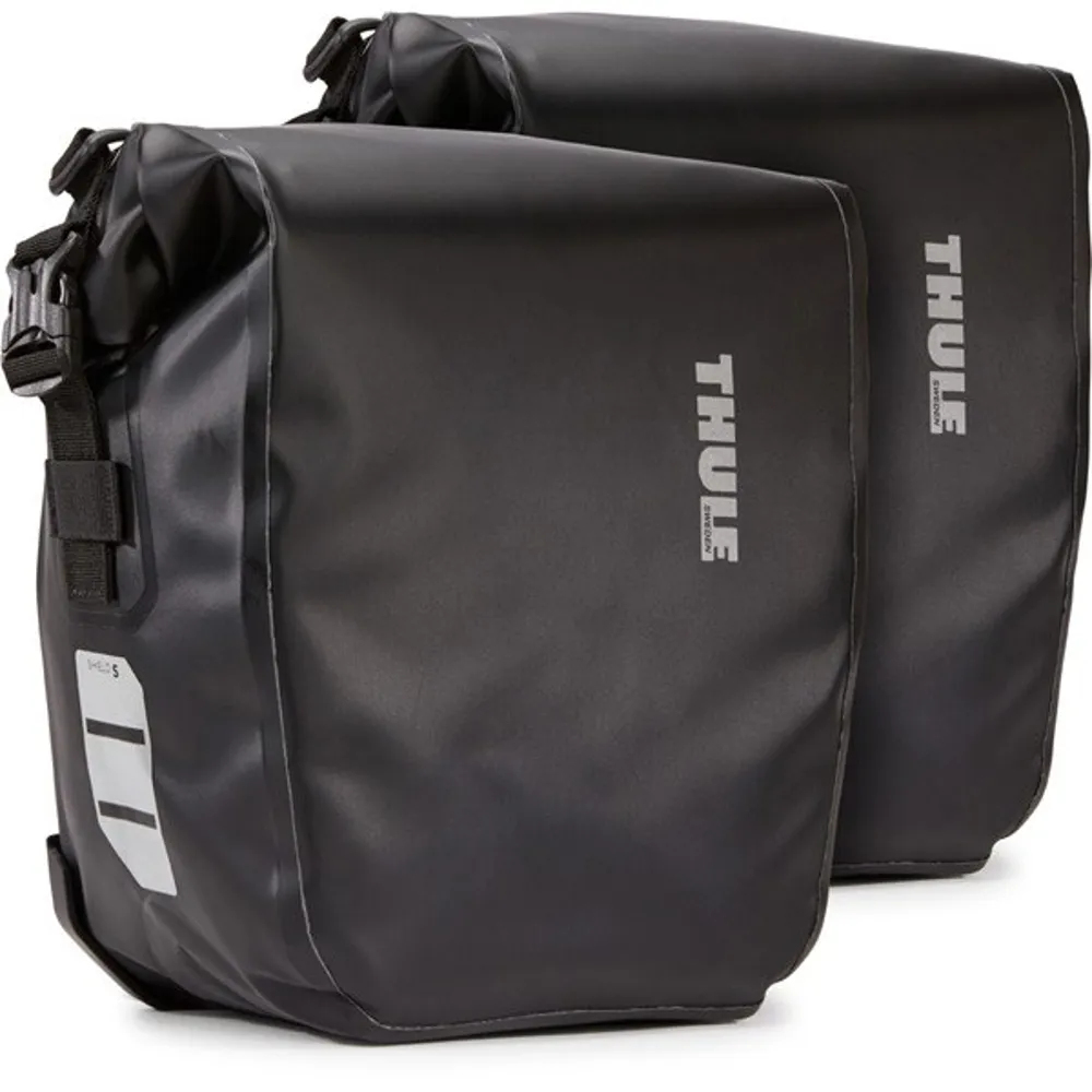 uPRISE Bikes Thule Shield Pannier Bags Pair - 13L -  Black | Price match, 365 day return s, 18-Month Warranty, Finance Available & Free UK Delivery