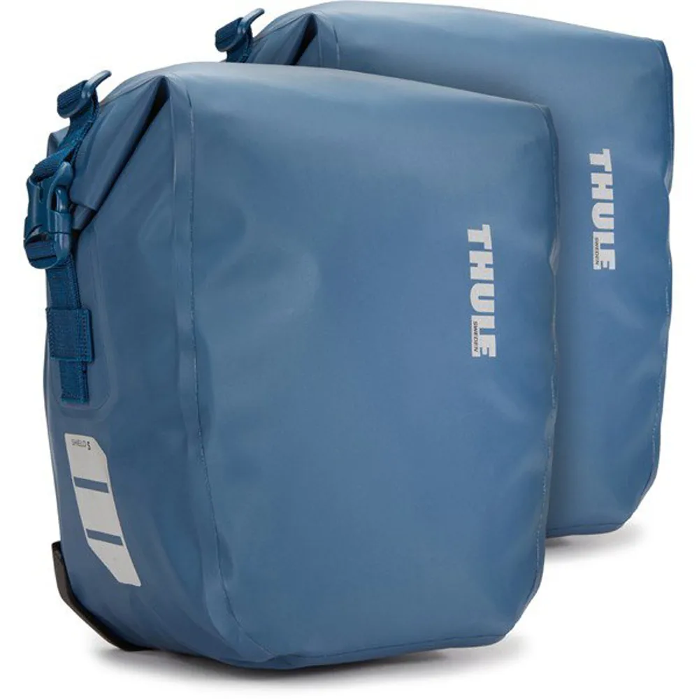 uPRISE Bikes Thule Shield Pannier Bags Pair - 13L - Blue | Price match, 365 day return s, 18-Month Warranty, Finance Available & Free UK Delivery