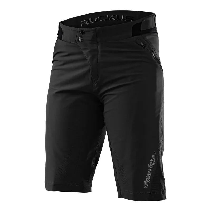Troy Lee Designs Ruckus Shell Only Men's Baggy Shorts - Solid Black