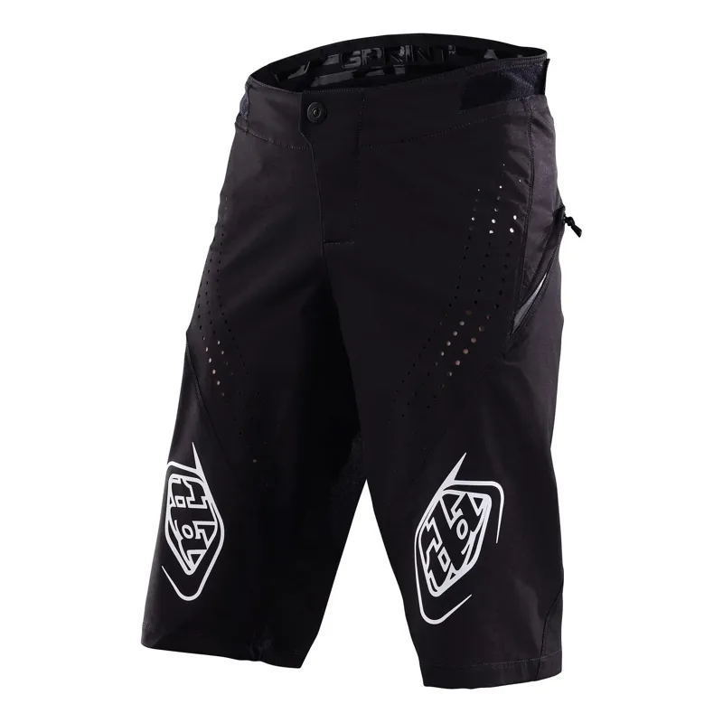 Troy Lee Designs Sprint Men's Baggy Shorts - Mono Black - 30 inch Waist