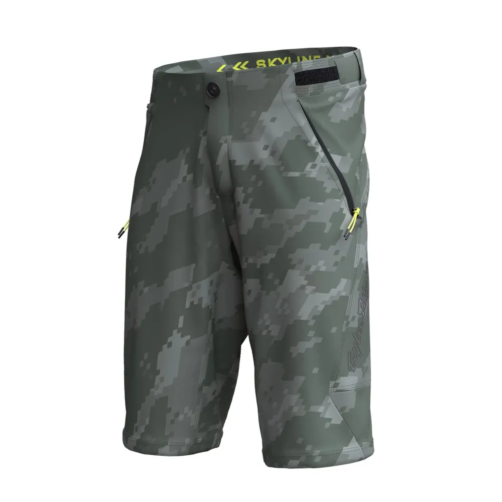 uPRISE Bikes Troy Lee Designs Skyline Youth Baggy Shorts - Digi Camo Spruce 2 | Price match, 365 day return s, 18-Month Warranty, Finance Available & Free UK Delivery