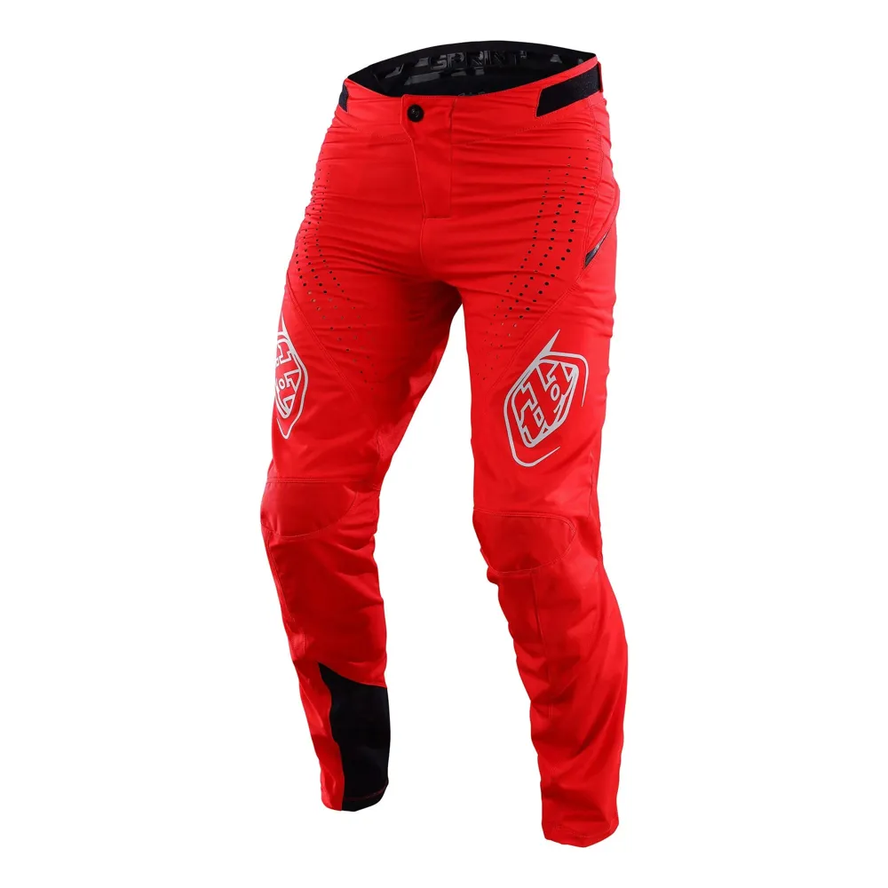 uPRISE Bikes Troy Lee Designs Sprint Men's Trousers - Mono Race Red | Price match, 365 day return s, 18-Month Warranty, Finance Available & Free UK Delivery
