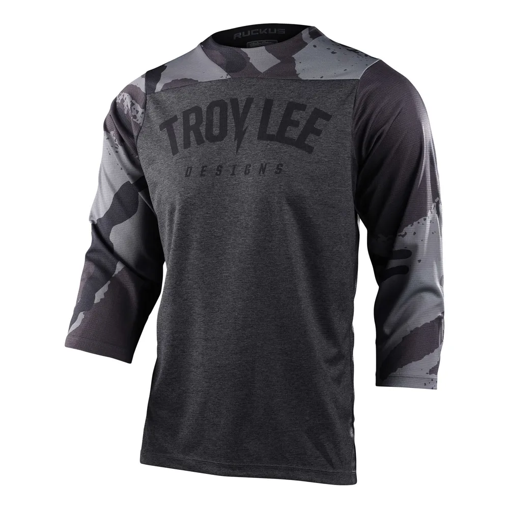 uPRISE Bikes Troy Lee Designs Ruckus Men's 3/4 Jersey - Camber Camo Black | Price match, 365 day return s, 18-Month Warranty, Finance Available & Free UK Delivery