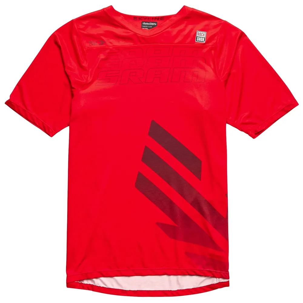 uPRISE Bikes Troy Lee Designs Skyline Men's Short Sleeve Jersey - SRAM Eagle One Red | Price match, 365 day return s, 18-Month Warranty, Finance Available & Free UK Delivery