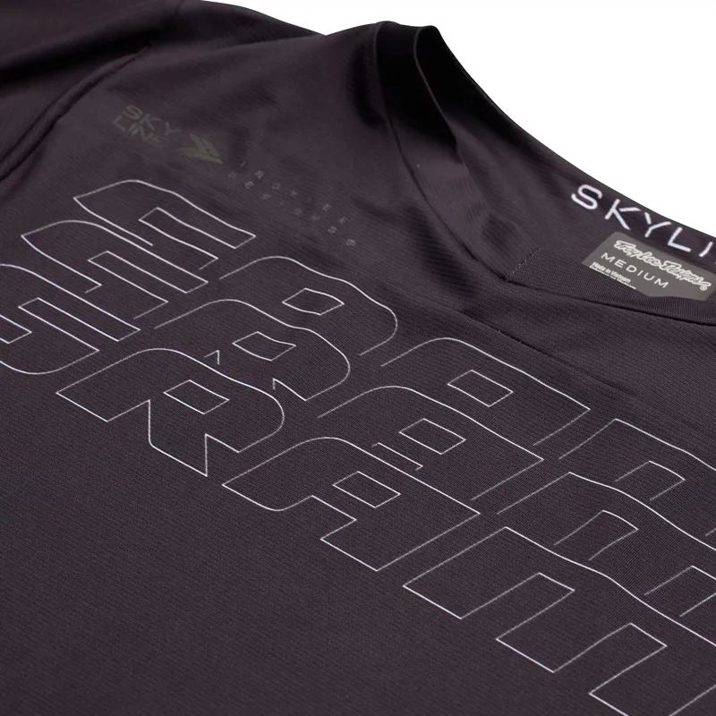 Troy Lee Designs Skyline Men's Short Sleeve Jersey - SRAM Eagle One Black - Large-1