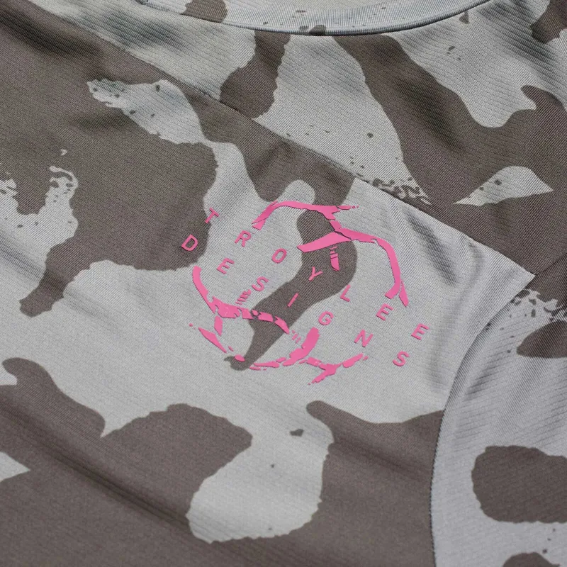 Troy Lee Designs Skyline Men's Short Sleeve Jersey - Shadow Camo Olive-1