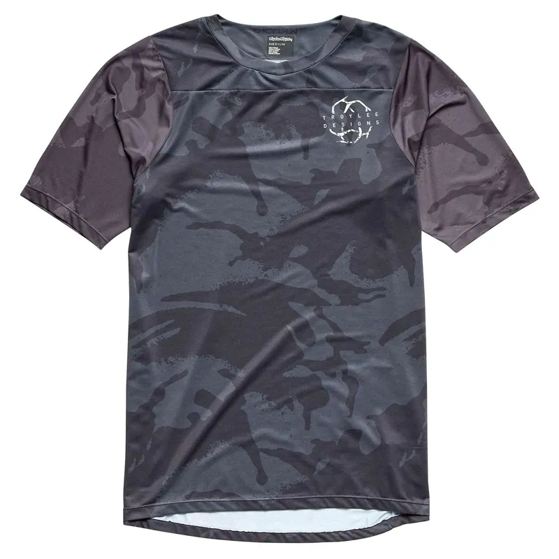 Troy Lee Designs Skyline Men's Short Sleeve Jersey - Shadow Camo Carbon