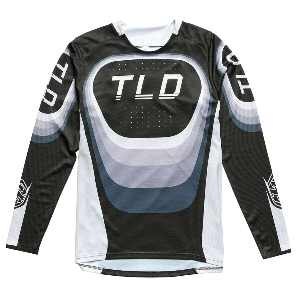 uPRISE Bikes Troy Lee Designs Sprint Men's Long Sleeve Jersey - Reverb Black | Price match, 365 day return s, 18-Month Warranty, Finance Available & Free UK Delivery
