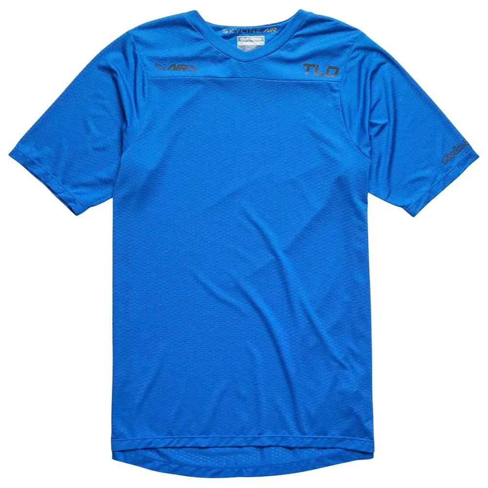 uPRISE Bikes Troy Lee Designs Skyline Air Men's Short Sleeve Jersey - Mono Blue | Price match, 365 day return s, 18-Month Warranty, Finance Available & Free UK Delivery