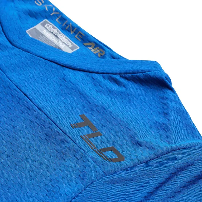 Troy Lee Designs Skyline Air Men's Short Sleeve Jersey - Mono Blue-1