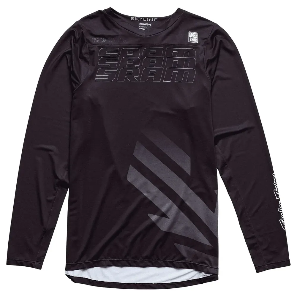 uPRISE Bikes Troy Lee Designs Skyline Men's Long Sleeve Jersey - SRAM Eagle One Black | Price match, 365 day return s, 18-Month Warranty, Finance Available & Free UK Delivery